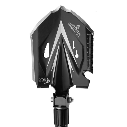 ZS-2 Zune Lotoo Tactical Shovel Survival Tool, 18 in 1 Small Camping Shovel