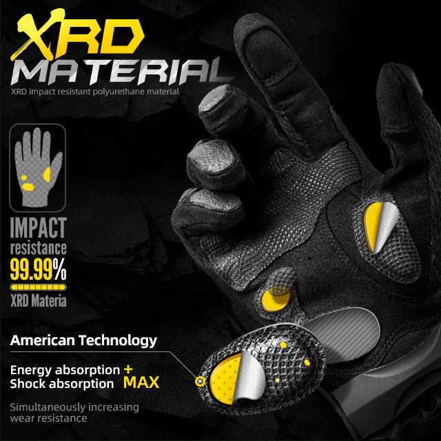 Latest Exclusive Design Tactical Gloves for Outdoor Use Men's Motorcycle Riding-Touch Screen Compatible & Wear-Resistant
