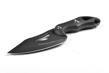 Zune Lotoo ZA-S002D2 Tactical Fixed Blade Knife - D2 Steel Full Tang Survival Knife with Kydex Sheath