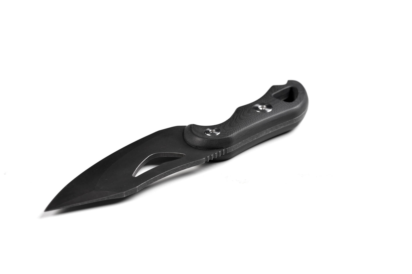 Zune Lotoo ZA-S002D2 Tactical Fixed Blade Knife - D2 Steel Full Tang Survival Knife with Kydex Sheath