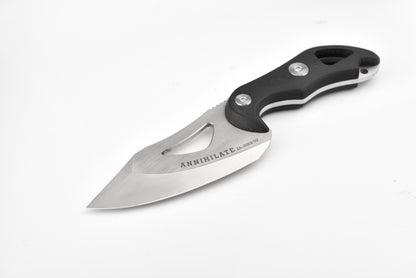 Zune Lotoo ZA-S002D2 Tactical Fixed Blade Knife - D2 Steel Full Tang Survival Knife with Kydex Sheath