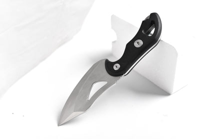 Zune Lotoo ZA-S002D2 Tactical Fixed Blade Knife - D2 Steel Full Tang Survival Knife with Kydex Sheath
