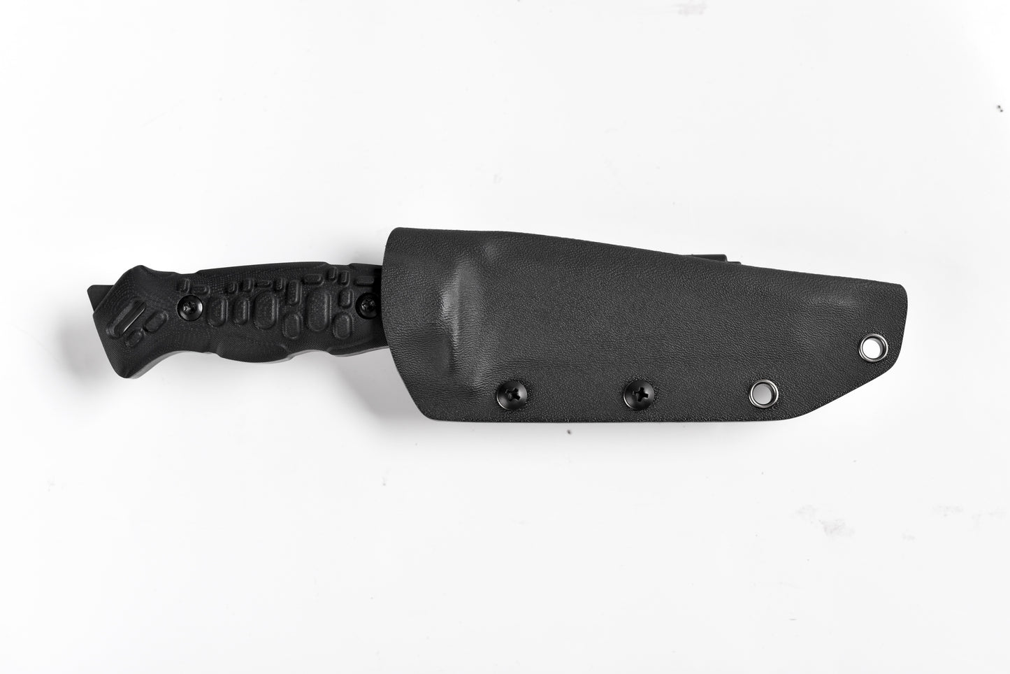 Zune Lotoo ZA-S002D2 Tactical Fixed Blade Knife - D2 Steel Full Tang Survival Knife with Kydex Sheath