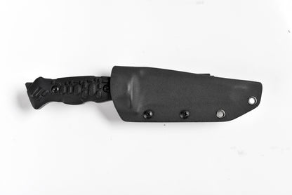Zune Lotoo ZA-S002D2 Tactical Fixed Blade Knife - D2 Steel Full Tang Survival Knife with Kydex Sheath