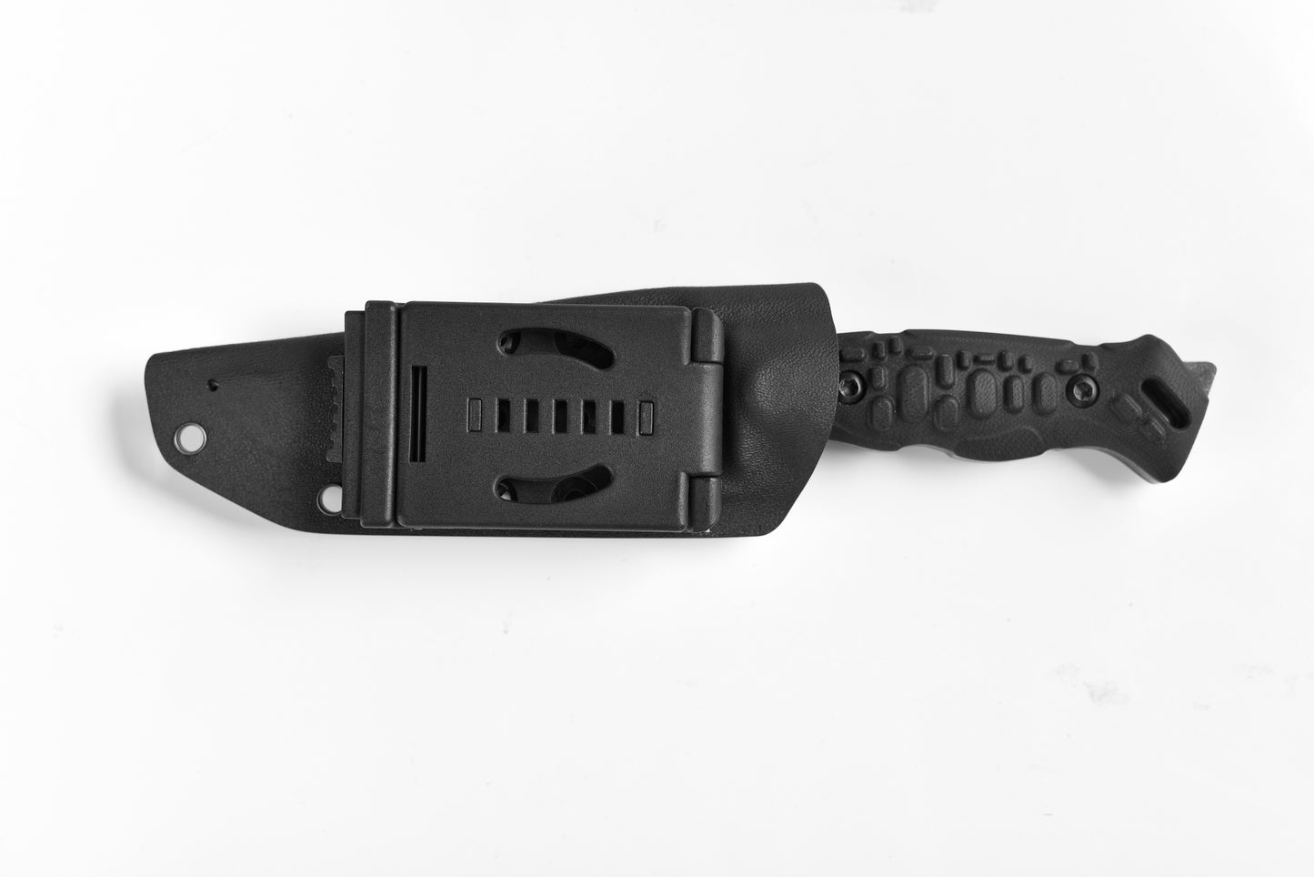 Zune Lotoo ZA-S002D2 Tactical Fixed Blade Knife - D2 Steel Full Tang Survival Knife with Kydex Sheath