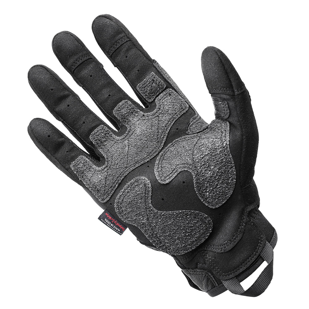 zec+ handschuhe ZUNE LOTOO Motorcycle Gloves for Men and Women, Full Finger Touchscreen Motorbike Gloves, Non-Slip Breathable Thin Palm Padded Gloves, for Cycling,