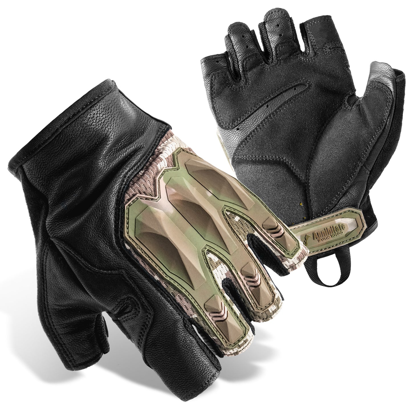 Tactical gloves ZG-003 100% accurate knuckle protection Half-finger