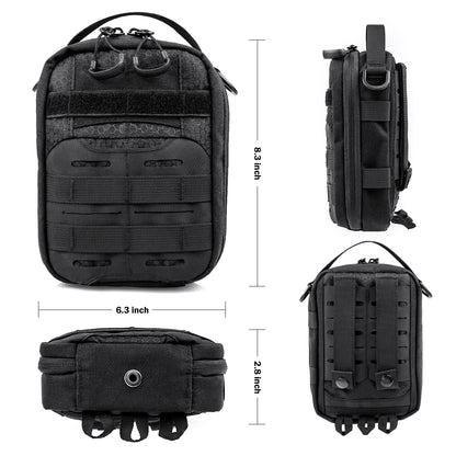 Tactical Compact Molle Pouch, Handmade EDC Utility Bag