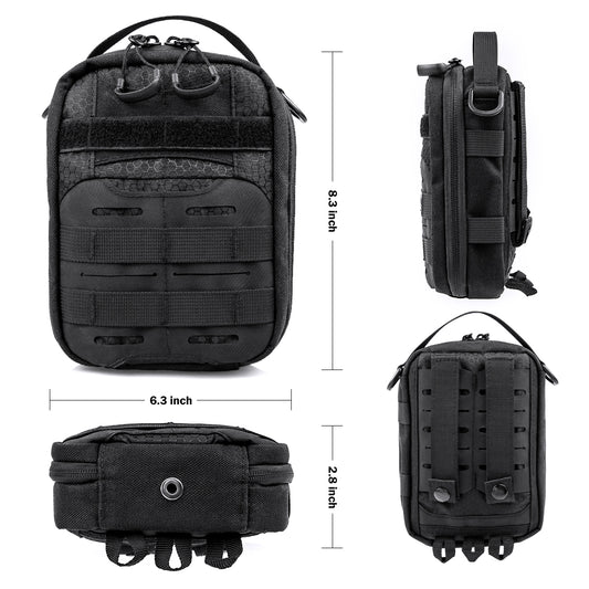 Tactical Compact Molle Pouch, Handmade EDC Utility Bag