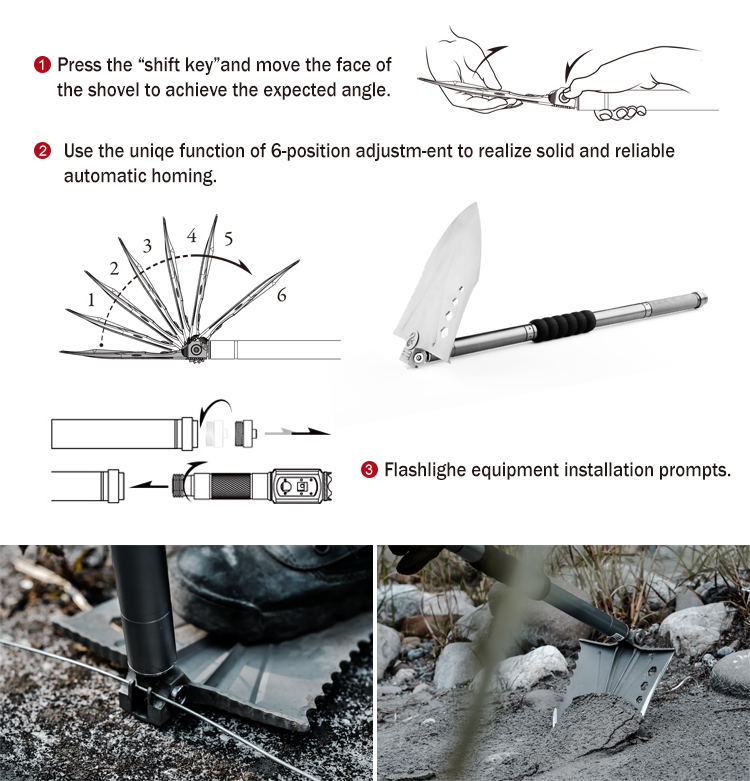 Survival Shovel丨Functional Shovel丨Best Shovel