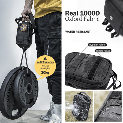 Tactical Compact Molle Pouch, Handmade EDC Utility Bag