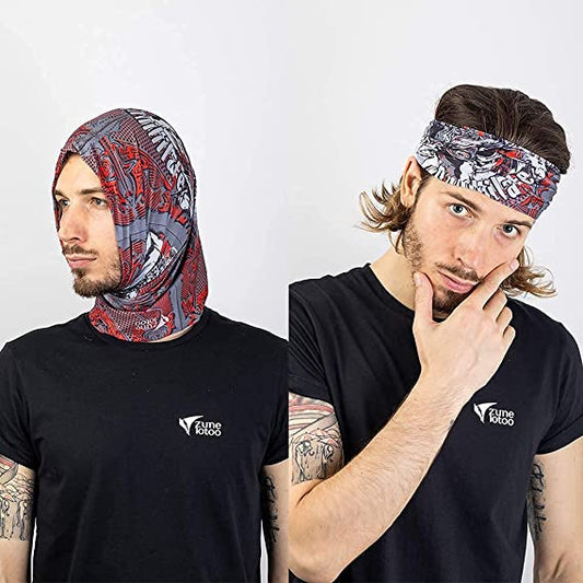 Multifunctional Headwear Magic Headband Seamless Scarf Bandanas Face Mask