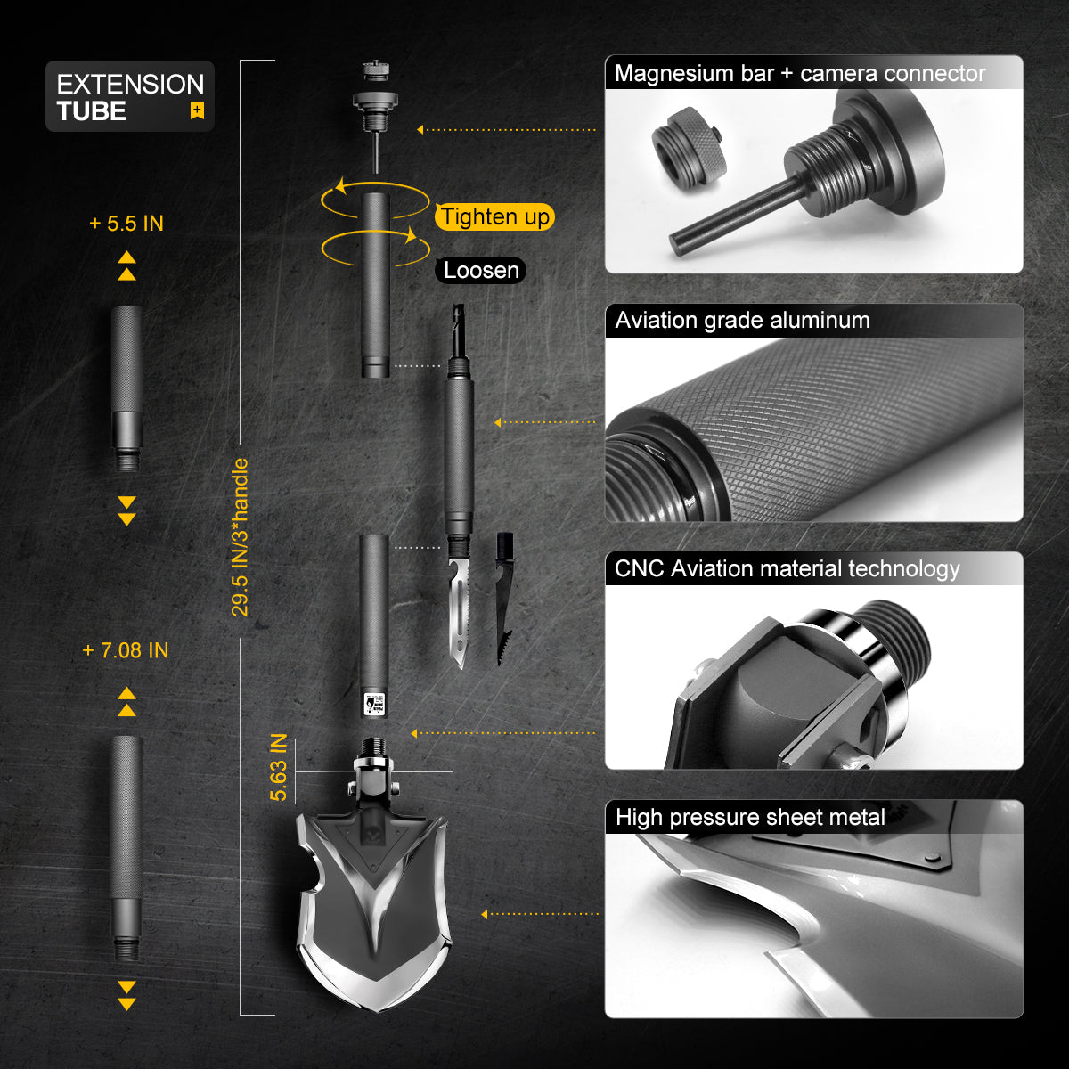 Survival Shovel丨Functional Shovel丨Best Shovel